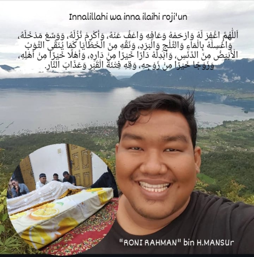 Innalillahi wa Inna Ilaihi Raji un, Roni Rahman Alumni UIN Suska Riau Angkatan 2004 Berpulang ke Rahmatullah