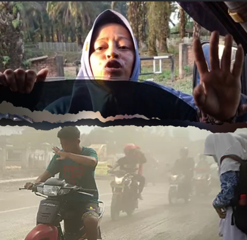 Warga Pulau Birandang Teriak Sesak Napas, Truk Proyek Tol Dituding Jadi Biang Debu