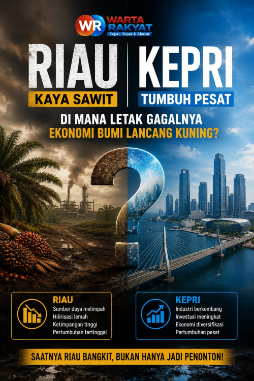 Riau Kaya Sawit, Kepri Tumbuh Pesat: Di Mana Letak Gagalnya Ekonomi Bumi Lancang Kuning?