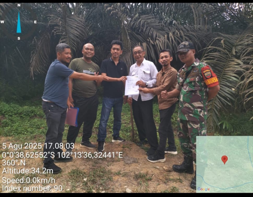 681 Hektar Agrinas Resmikan Penyerahan Lahan Sitaan Eks SLS ke KSO Kampar Jaya