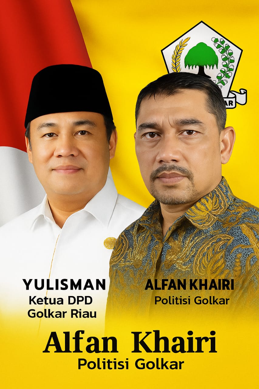 Golkar Riau Reborn  Alfan Khairi Apresiasi Terpilihnya Yulisman Secara Aklamasi