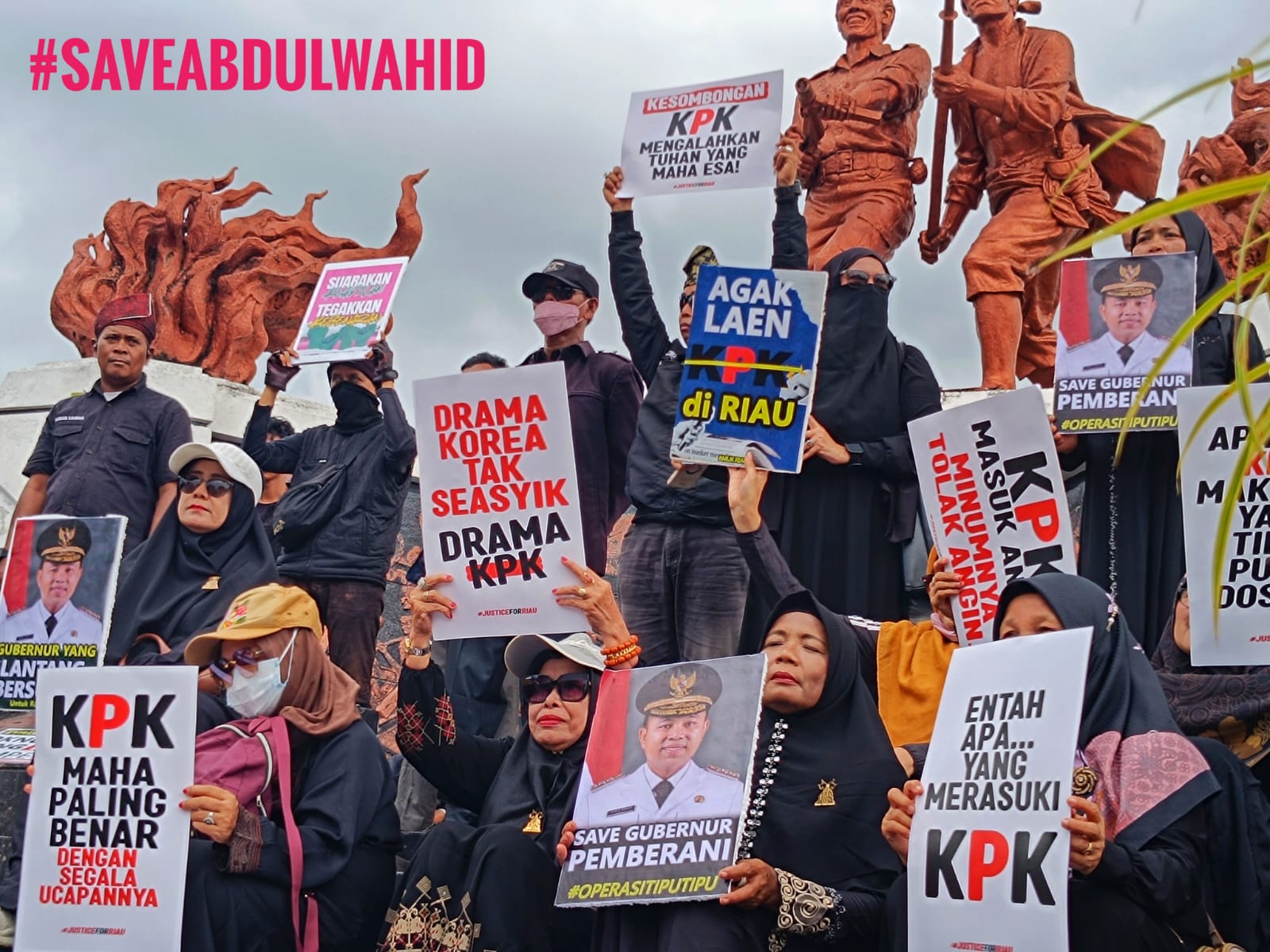 AMUK Riau Desak KPK Bebaskan Gubernur Riau: 