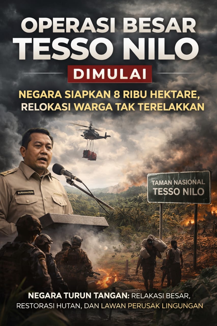 Operasi Besar Tesso Nilo Dimulai: Negara Siapkan 8 Ribu Hektare, Relokasi Warga Tak Terelakkan