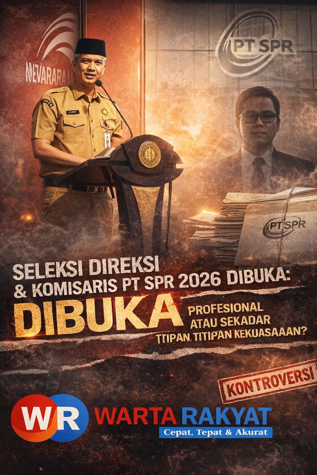 Seleksi Direksi & Komisaris PT SPR 2026 Dibuka: Profesional atau Sekadar Formalitas Titipan Kekuasaan?