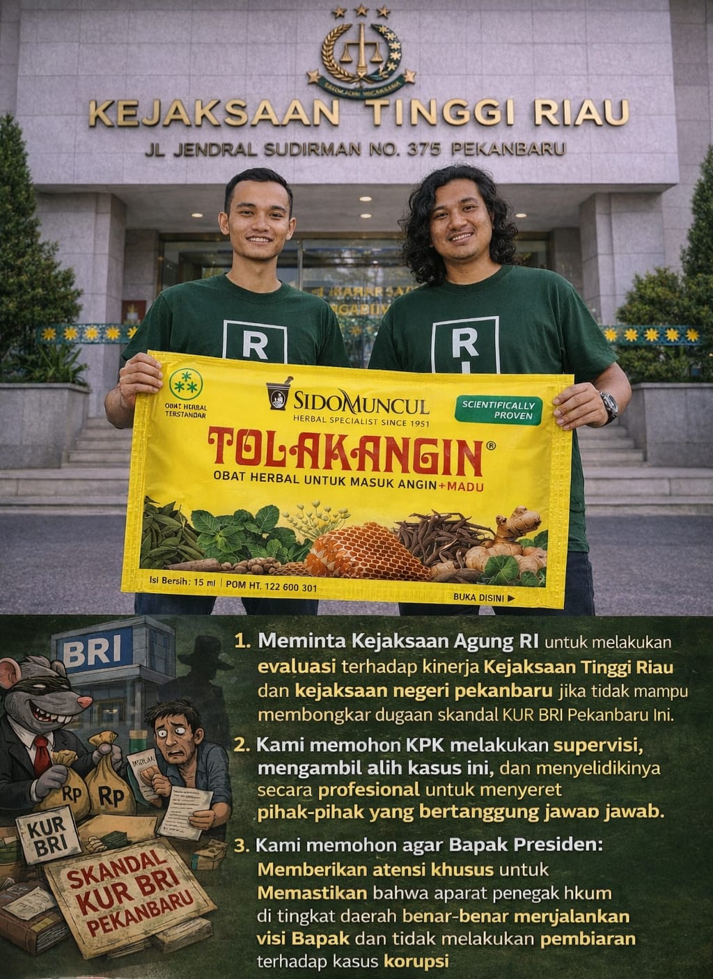 Kejati Riau Diduga 