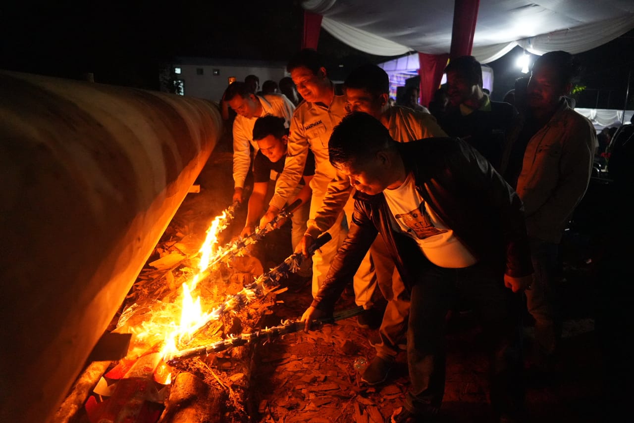 Tokoh Masyarakat Sungai Kelelawar Apresiasi Bupati Kuansing,Saat Audiensi Lewat Video confrence